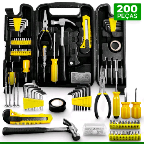 Kit de ferramentas 200 peças