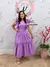 Vestido longo crepe seda