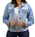 Jaqueta Sacudido's - Feminina - Jeans claro