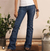 CALÇA FEMININA BORDADA/BRILHO TASSA JEANS