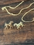 COLAR PINGENTE CAVALO + BRINCO CAVALO - L2 - Espaço Country Dois Irmãos