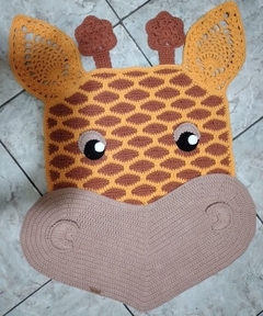 Tapete Infantil Girafa - Márcia Sales Crochê