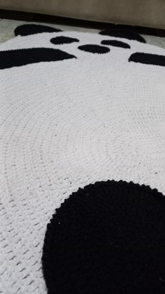 Tapete Infantil Panda Gigante - Márcia Sales Crochê