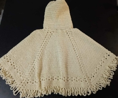 Poncho infantil - Márcia Sales Crochê