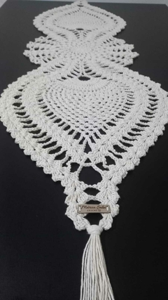 Caminho de Mesa Abacaxi - Márcia Sales Crochê