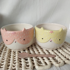 Bowl gatito salmón en internet