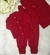 kit maternidade Ane jardineira vermelho na internet