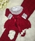 Kit maternidade Rendado vermelho