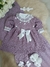 Kit maternidade feito a mao Lilas - comprar online