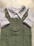 Kit jardineira Personalizado completo - Princess baby 