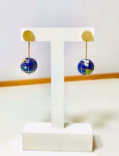 Brinco Blue Marble - comprar online