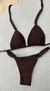 Cortininha Esfera - Marrom - comprar online