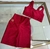 Conjunto Amanda - Tomate
