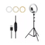 ARO DE LUZ LED 14 PULGADAS BLANCO INCLUYE TRIPIE 2.1 MT ARO-14+TRIPIE