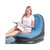 SILLON SOFA INFLABLE PORTATIL PLEGABLE CON REPOSAPIES - comprar en línea