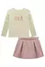 BLUSA ML E SHORT SAIA - Bambini Moda Infantil