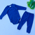 Pijama Canelado Azul Marinho