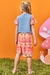 VESTIDO EM MALHA FRESH E COLETE EM JEANS ARKANSAS COLORIDO - Bambini Moda Infantil