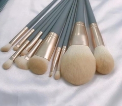 Combo 10 pinceis profissional profissional blend contour - Great Makeup