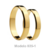 Alianças Ouro 18k Chanfrada por Fora e Reta por Dentro, Par Modelo035-1 - comprar online