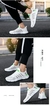 Moda masculina tênis de malha respiráve