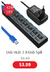 Usb hub 3 0 hub usb divisor várias portas multi usb hub 3.0 hab adaptador de entradas usb, hub usb 3.0 - comprar online