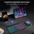 Teclado sem fio Bluetooth Teclado e mouse recarregável - comprar online