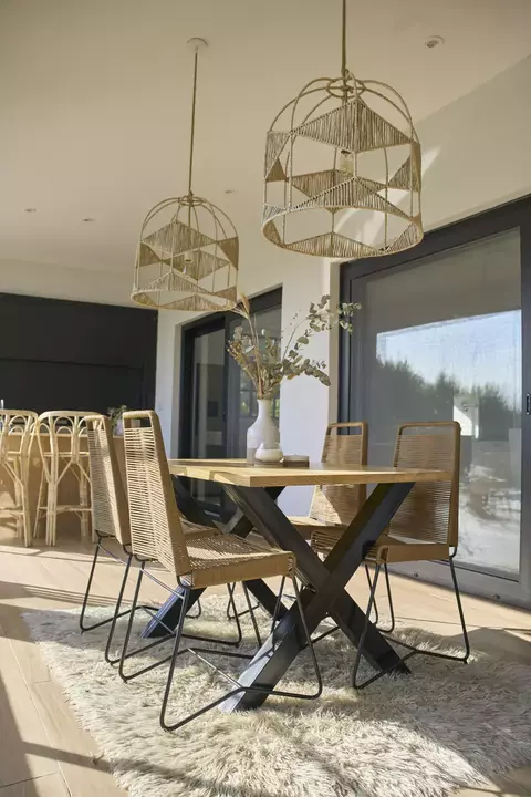 COMBO Mesa FANCY 1.50 + 4 Sillas Magnolia - comprar online