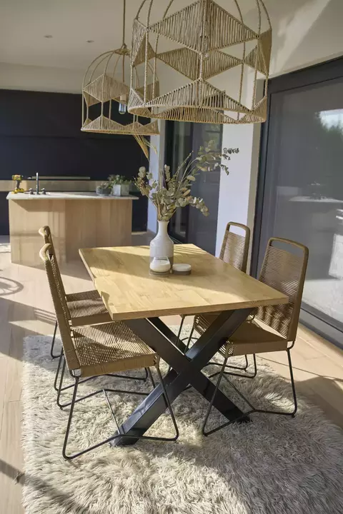 COMBO DE MESA FANCY 1.80 + 6 SILLAS MAGNOLIA - comprar online