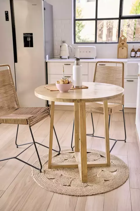 COMBO DE MESA PAMPA FULL MADERA 100 cm+ 4 SILLAS MAGNOLIA - comprar online