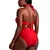 Calcinha hot pants vermelha – cintura alta com cós alto – totalmente forrada 