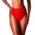 Calcinha hot pants vermelha – cintura alta com cós alto – totalmente forrada 