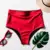Calcinha hot pants vermelha – cintura alta com cós alto – totalmente forrada 