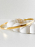 Choker Rígida Reta Banhada a Ouro - comprar online