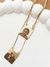 Escapulário Personalizado Quadrado Banhado a Ouro - comprar online