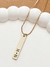Colar Personalizado Veneziana Pingente Palito Banhado a Ouro na internet