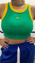 Cropped Fernanda - Verde & Amarelo