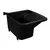 Tanque plastico para lavar roupas 22 litros 47x43x27 preto Astra na internet