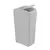 LIxeira plastica com tampa basculante 8 litros branca Astra - LTB2BR1 - loja online