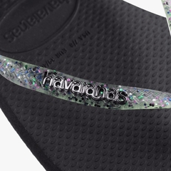 Havaianas Slim Square Logo Metallic - loja online