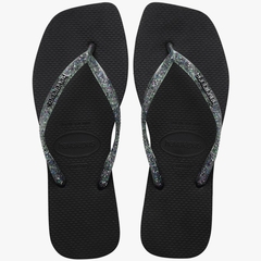 Havaianas Slim Square Logo Metallic