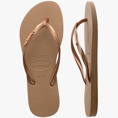 Havaianas Slim Logo Metallic - comprar online