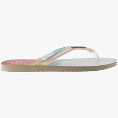 Havaianas Slim Metallic Rainbow na internet