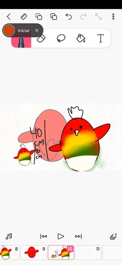 Squshmallow papagaio arco íris na internet