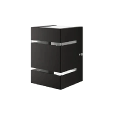 ARANDELA RETANGULAR 2 FRISOS 14X8X8CM