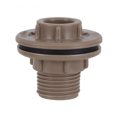 Adaptador Flange com Anel PVC Marrom Roscável e Soldável 1" 32mm Fortlev - comprar online