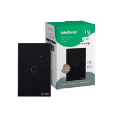 Interruptor Smart Wi-Fi Touch 1 EWS 1001 PT - INTELBRAS - Massas Pedroso