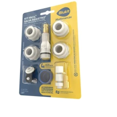 Kit Fácil Salva Registro de Pressão 9 em 1 Blukit