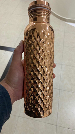 Imagen de Botella 100% de cobre 1 lt. SIN fugas de agua, Antibacteriana, Ayurvédica