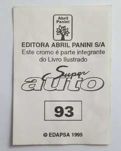 Figurinha Super Auto - Panini - comprar online